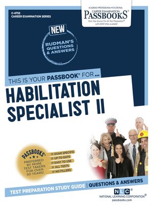 cover image of Habilitation Specialist II